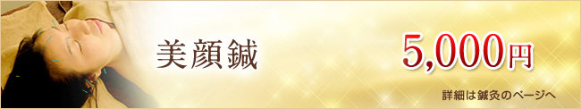 美顔鍼40分5000円