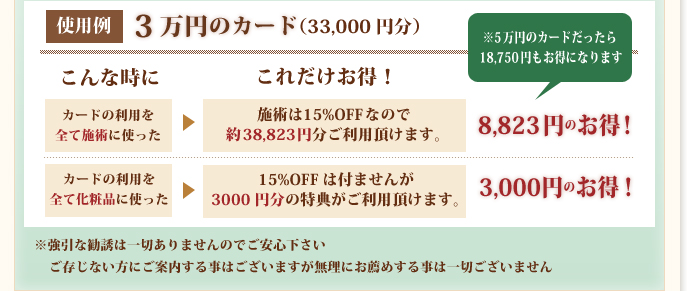 とってもお得なメンバーズカード