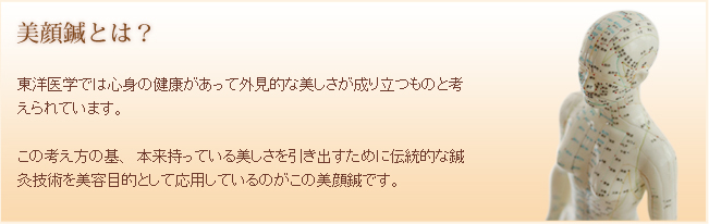 美顔鍼とは？